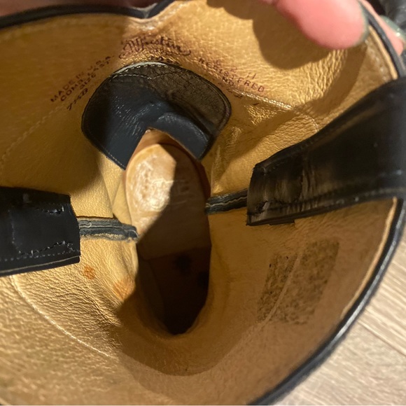 Men’s Black Justin Boots size 7.5 style # 3024 - Picture 6 of 11